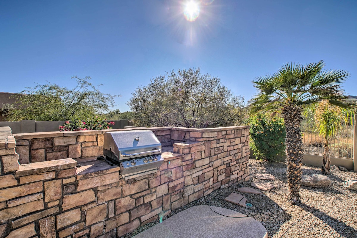 Elegant Fountain Hills Home w/ Fire Pit + Mtn View