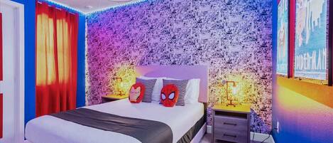 Spiderman themed bedroom