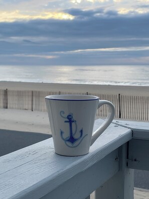 Morning coffee with an Ocean View