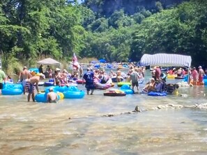 2nd Crossing - This is the section of the Frio River closest to the cabin where you get out at River Recess!!!