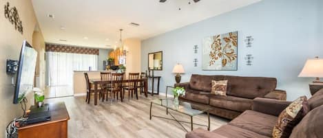 Living Room and Dining Table