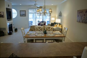 Dining area and great room