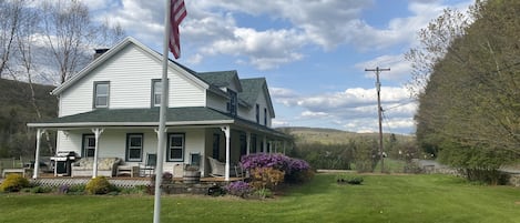 Side Porch, Facing upvalley.