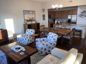 Living room view into Kitchen - 