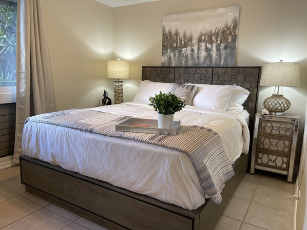 Elegant king size bed