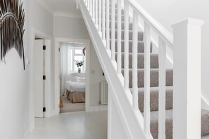 The entrance hall to our lovely bungalow.