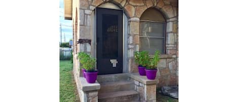 Steps to front porch