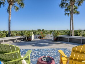 Great patio for relaxing.