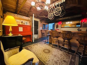 Interior of the Last Chance Saloon.
