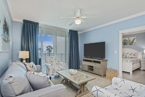Living room with ocean view 