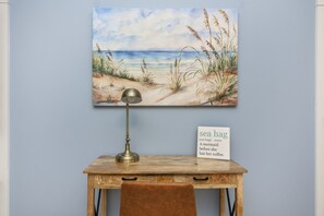 Small desk for remote work