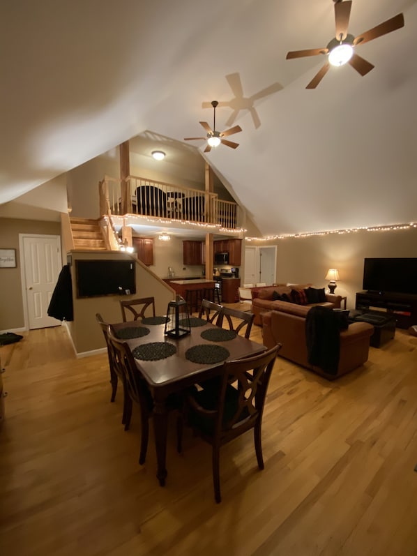 Open floor plan - view as you walk in from  back yard deck.