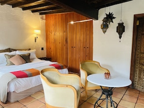 Spanish style Casita bedroom 