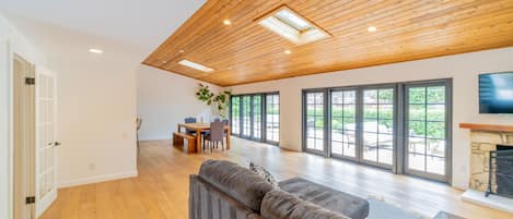 Open concept main living area.