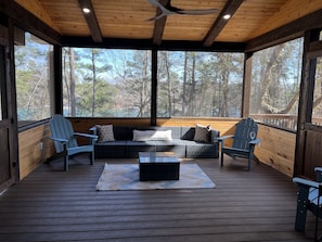 NEW for 2023! Beautiful new screened-in porch