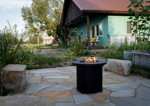 Outdoor propane stove for use during warmer summer days!