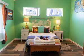 Beautiful bedroom with comfortable queen bed!
