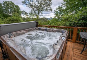 Hot Tub Overlooking the View