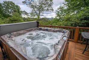 Hot Tub Overlooking the View