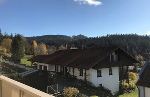 Ruhige FeWo Franziska (115qm) mit Südbalkon-Südbalkon Ausblick