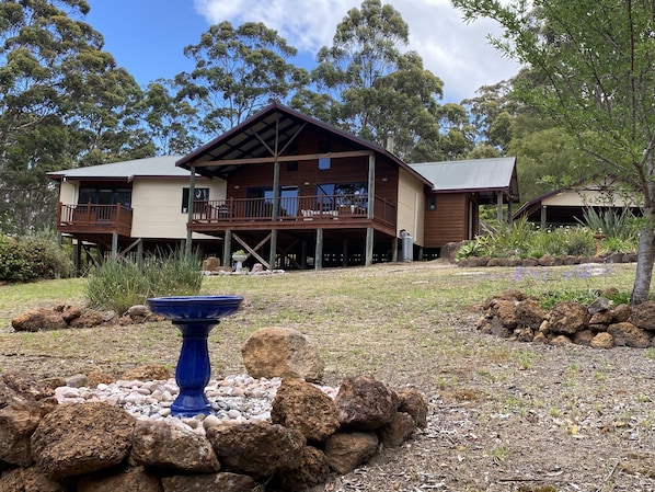 Front view of the house