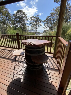 Front deck views to inlet