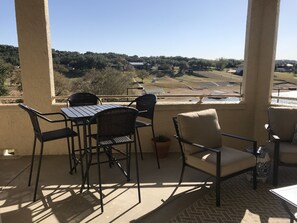 Multiple Seating Areas and Dining Area on Patio