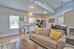 Open concept living area