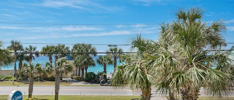 Gulf views from the balcony