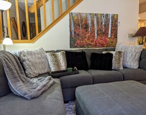 Coffee on the couch
