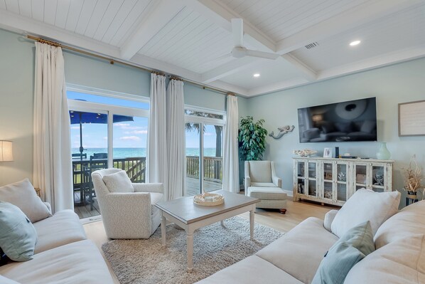 Incredible views from the beautifully decorated living room