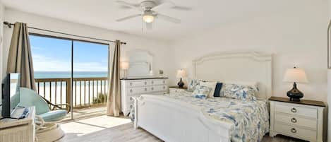 Beautiful master bedroom with private balcony