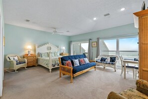 Gorgeous views from the spacious upstairs master bedroom!