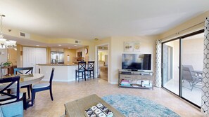 Living Room with HDTV