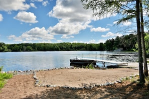 Beach area (brand new dock not pictured here)