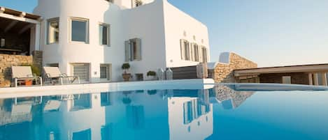 Luxury Private Mykonos Villa | 6 Bedrooms | Villa Hermosa | Panoramic Sunset Sea Views & Private Pool | Kounoupas by Villamore