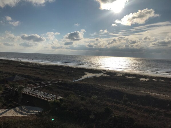 View from ocean front balcony.