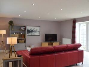 Open plan living space | Torcross Barn, Tarbolton, near Ayr