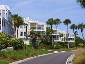 Atrium Villas are adjacent to SBI Beach Club