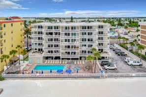 #103 balcony is bottom center...allowing for dreamy beach and sunset views