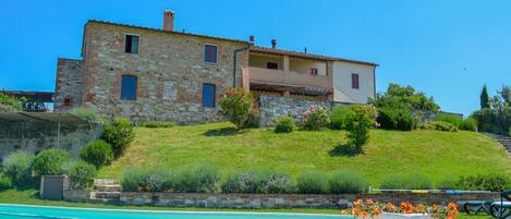 Pianta, Proprietà, Immobiliare, Casa, Zona Residenziale, Vaso Di Fiori, Piscina, Casa, Azzurro, Giardino