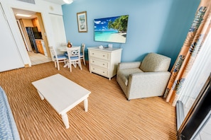 Large Living Area with Views of the Ocean, Beautifully Decorated