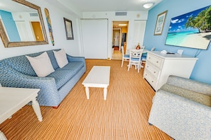 Large Living Area with Views of the Ocean, Beautifully Decorated