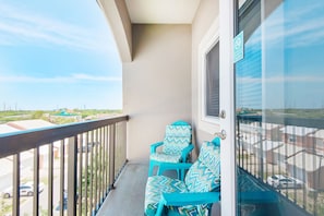 Balcony access from living room