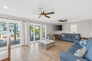 Living Area with Balcony