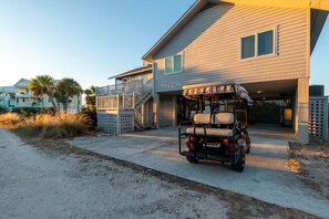 We include a golf cart with our rentals.