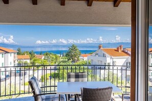 Balcony with sea view