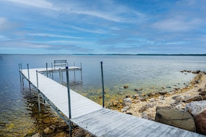 Private pier on the lake!