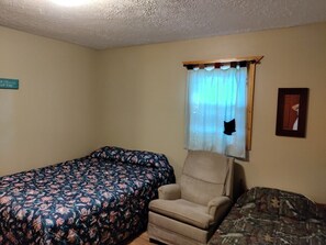 BEDROOM:  Includes 2 twin-size beds and a very comfy chair.