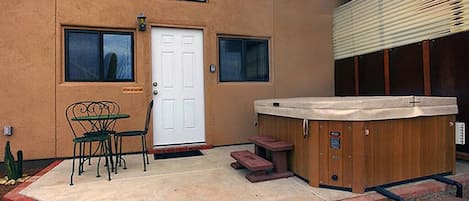 Hot Tub Patio & Entrance